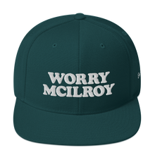 Load image into Gallery viewer, Worry McIlroy Snapback Hat
