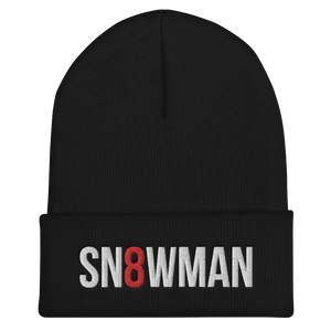 Snowman Cuffed Beanie