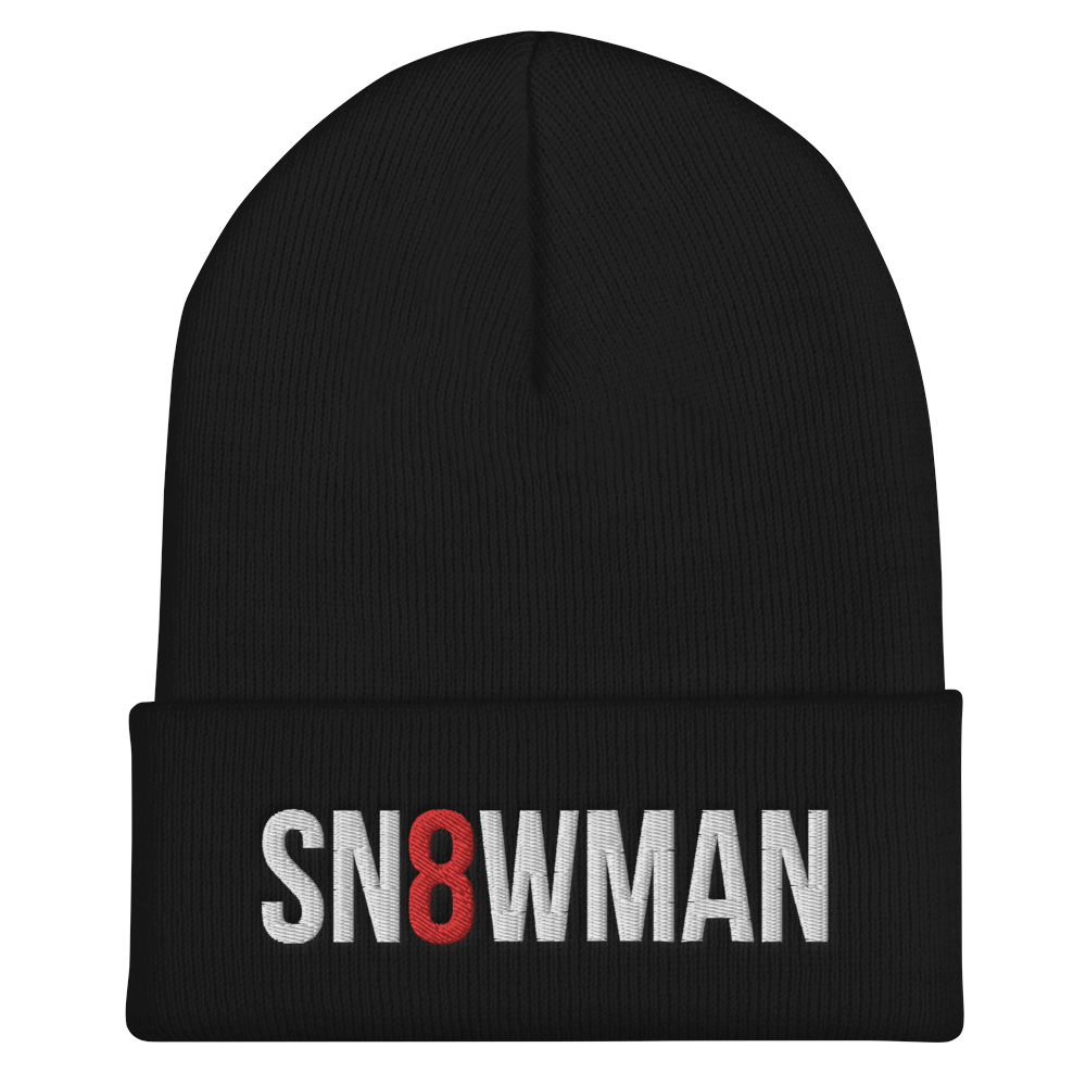 Snowman Cuffed Beanie