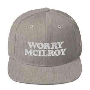 Worry McIlroy Snapback Hat