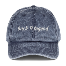 Load image into Gallery viewer, Back 9 Legend Vintage Cotton Twill Cap
