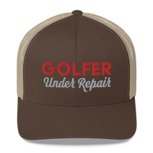 Load image into Gallery viewer, Golfer Under Repair Trucker Cap
