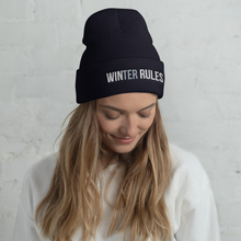 Load image into Gallery viewer, Winter Rules Cuffed Beanie
