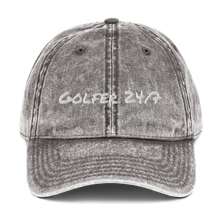 Load image into Gallery viewer, Golfer 24/7 Vintage Cotton Twill Cap
