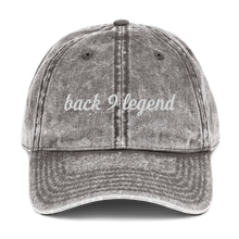 Load image into Gallery viewer, Back 9 Legend Vintage Cotton Twill Cap
