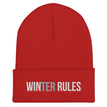 Load image into Gallery viewer, Winter Rules Cuffed Beanie
