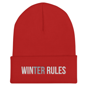 Winter Rules Cuffed Beanie