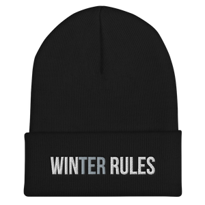 Winter Rules Cuffed Beanie