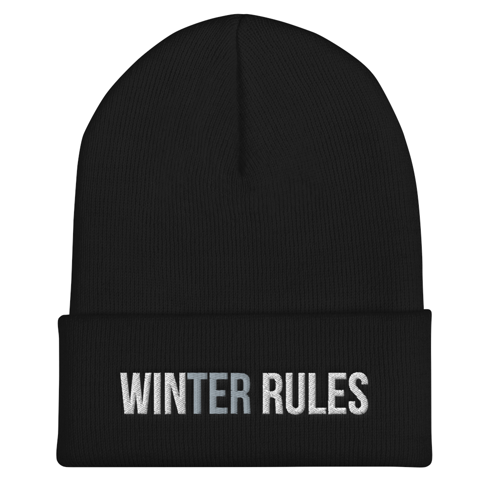 Winter Rules Cuffed Beanie